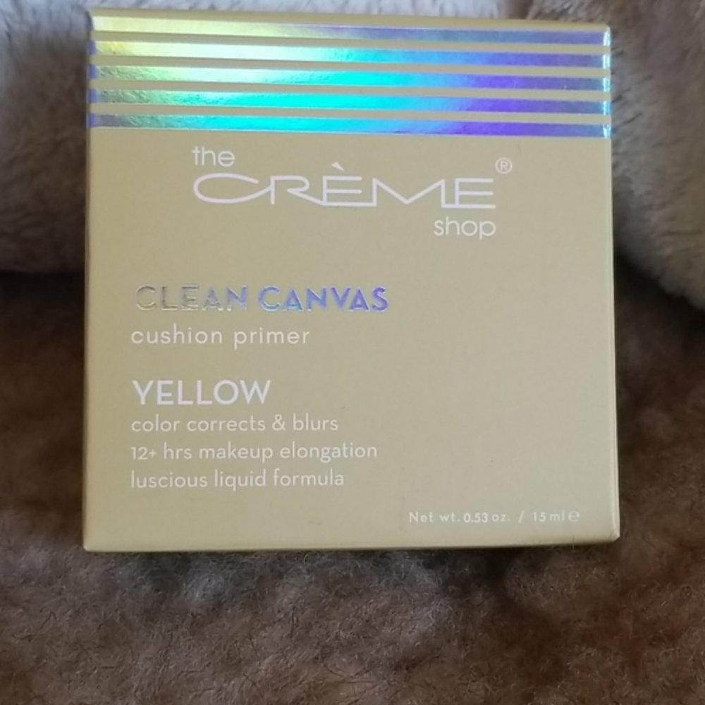 The Creme Shop "Clean Canvas" color correcting cushion primer